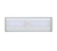 Spacnana 6 LEDs Infrared Human Body Induction Lamp Cabinet Motion Sensor Light, Automatic Standby, for Cupboard Wardrobe (Warm White)