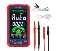 Spacnana 6000 Counts Auto Ranging Digital Multimeter, LED Light, AC/DC Voltage 600V Current 10A, Freq 6000kHz, USB C Rechargeable, Data Hold, Automotive Electrical Testing