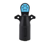 Spacnana 7 Pin Trailer Plug Tester, 6 LED Indicators for Diagnosing Tail Light Brake Light Reverse Turn Signal, with ABS Brass Weather Proof Housing