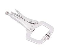 Spacnana 7in C-Clamp Locking Plier, 45# Steel Jaw | Welding Clamp, Heat-Treated Body, Single-Hand Operation, Pocket Hole Joinery, Metal Fabrication