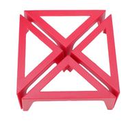Spacnana 8 Pcs Canvas Stands for Painting Painter Support Easel Holder, Stable Artist Tripod for Artists Students Travel Outdoor Indoor Use (Red)