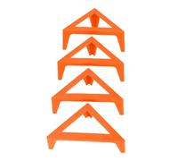 Spacnana 8 Pcs Canvas Stands for Painting Painter Support Easel Holder, Stable Artist Tripod for Artists Students Travel Outdoor Indoor Use (Orange)