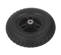Spacnana 8in Wheelchair Tire, PU Solid Replacement for Drive Rollator Wheels Parts, Enhance Mobility for Electric Wheelchairs and Trolleys