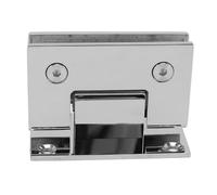 Spacnana 90 Degree Glass Door Hinge, Stainless Steel Self Closing Frameless Shower Hinges for Bathroom 8 to 12mm Thick Glass