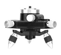 Spacnana Aluminum Alloy Tripod Stand 360 Degree Adjustable Tripod Bracket for Level with 3 Angle Knobs and 1/4 Thread