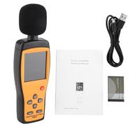 Spacnana AS844+ Sound Level Meter, LCD Digital Decibel Meter Noise Monitor with Data Storage Function, for Traffic Roads Automobile Measurement Mechanical Processing