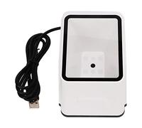 Spacnana Barcode Scanner, 1D 2D Ultra Fast Decoding Automatic QR Scanner with Hands Free Desktop Design for Mobile Payment