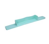Spacnana Bathtub Guard, Silicone Water Guard with 11 Suction Cups for Kids, 29.5 X 4.5 X 3.8in Bath Toy Holder for Toddlers (Green)