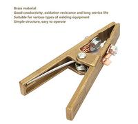 Spacnana Brass A Type Welding Earth Clamp, 260A 300A 500A Current for Argon Arc Submerged Arc Stud Welding Machine (300A)