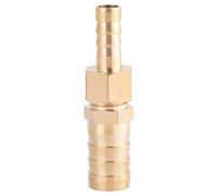 Spacnana Brass Barb Fitting Reducer 8mm to 16mm 19mm Hose Connector with Barbed Design for Pipe Maintenance Plumbing (8-19mm)