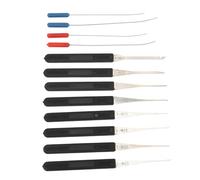 Spacnana Broken Key Extractor Set 12pcs 0.2-0.4mm Broken Key Extraction Tool Pick Kit with Spring Steel and ABS for Removing Keys from Lock
