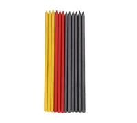 Spacnana Carpenter Pencil Refill Set, Graphite and Wax Material, 12 Pieces HB Carpenter Pencil Refills with 2.8mm Thick for Contractors and Enthusiasts