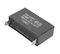 Spacnana CBB61 Capacitor, Fan Motor Starting Capacitor 350VAC 10UF with 2 Pins for Convenient Connection, Plastic Housing for Good Protection