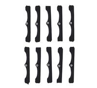 Spacnana Concealed Box Repairer, Electrical Wall Box Restorer Type 86, 10Pcs Insulated Black with Screws Tape for Loose Outlets and Home Use