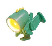 Spacnana Cute Dragon Shaped LED Night Light, ABS Material, Soft Glow Portable Table Lamp, Adorable Desk Lamp for Kids Room, Bedroom, Dorm Lighting (Green Dinosaur)