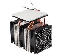 Spacnana DC 12V Mini Thermoelectric Cooler with Semiconductor Refrigeration System for Small Air Conditioner and Pet Cooling