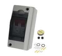 Spacnana DC500V PV Solar Disconnect Switch IP65 Waterproof Solar Isolator Switch Photovoltaic Circuit Isolator Miniature RV Breaker Box (32A)