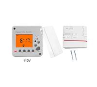 Spacnana Digital Electric Timer, Programmable Smart Control Switch with Backlight Display, for Household Appliances Advertising Board Road Lamp (220VAC TM617-2)