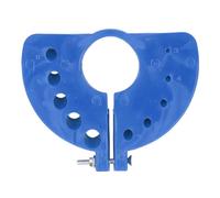 Spacnana Drill Bit Sharpener, 10 Hole Sizes 3 4 5 6 7 8 9 10 11 12mm Drill Bits Grinding Sharpener with Plastic Material for Angle Grinder (Blue)