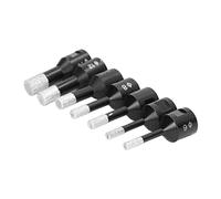 Spacnana Drill Bits Kit Brazed Hole Saw Set 7 Pcs M14 Wet Dry for Marble Tile Glass Cutting 6mm 8mm 10mm 12mm 14mm for Angle Grinder Users