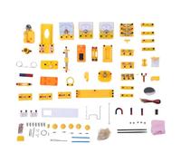 Spacnana Electromagnetism Experiment Kit Physics Electricity Circuit and Magnetism Exploration Learning Kit with Complete Components and Portable Storage Box for High School Students