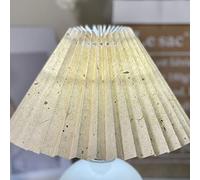 Spacnana Elegant E27 -Lamp Shade for Household Office - Exquisite Workmanship, Widespread Applications Ideal for Living Room and Bedroom (Rice Paper lampshade)