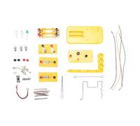 Spacnana Elementary Circuit Experiment Kit, Science Technology Project with Parallel Series Circuit Experiments LED Bulbs Traffic Light Model for School Home STEM Learning
