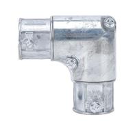 Spacnana EMT Conduit Fitting 3/4 Inch Inside Corner Pull Elbow 90 Degree Metal Conduit Capped Corner Coupling for Electrical Systems