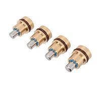 Spacnana Excavator Joystick Handle Set 4 Pcs High Hardness Operating Rod Warhead Handle Replacement for EX 2 3 5, Quick Control Fit for Excavator Operators and Repair Use