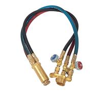 Spacnana Gas Cutting Torch Assembly Copper Connector with 63cm Rubber Hose for CG1 30 Semi Automatic Flame Cutting Machine G3 8 Thread Torch Replacement for Metal Users (CG1-30)