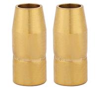 Spacnana Gas Nozzles 169715 Welding Nozzle MIG Nozzle 2PCS or 5PCS Set Brass Material Replacement for M-10 M-15-100 -150 H-9A Welding Guns (2PCS)