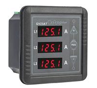 Spacnana GV23AT High-lighted LED Tube Indication 3-Phase Current Meter, AC Transformer Variable, Wide Voltage Range, Lightweight and Practical Design, Easier to Use for Energy Panel Meter