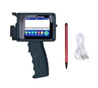 Spacnana Handheld Inkjet Printer, 4.3 Inch LED Touch Screen Portable Inkjet Coding Machine for Time Date Count on Wood Plastic Metal