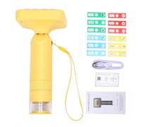 Spacnana Handheld Kids Microscope 50-1000X Educational (W2 Yellow Without