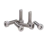 Spacnana Hex Socket Head Cap Screws Kit, M4x0.7mm Galvanized Steel | Coarse Thread, 100-Piece Fastener Assortment, Machine Parts Assembly, Mold Fixing and Clamping, Workshop Maintenance