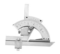 Spacnana High Carbon Steel Angle Finder Ruler 0-320° Universal Bevel Protractor with Fine Tuning for Woodworking Construction Mechanical Processing