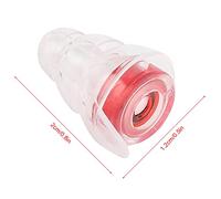 Spacnana High Fidelity 27 DB Noise Reduction Oed Packs of The Hearing Protection Hearing Transparent Silicone (Red)
