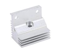 Spacnana Hotend Heatsink, Aluminum Alloy Cooling Block for K1 K1 MAX 3D Printer, with One Piece Throat Ceramic Heating Head (Silver)