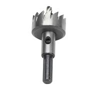 Spacnana HSS Hole Saw for Marble Ceramic Tile 28.5mm | Stone Drilling Opener, 28.5mm Diameter Cut, High Speed Steel Body, Reduced Resistance Flute, Smooth Round Hole Edges