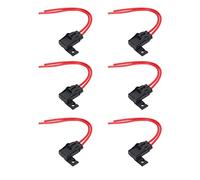 Spacnana Inline Holder, 12AWG Vane/Wing with Locking Weatherproof Cover, 30A Capacity, Ideal for Marine and Heavy Bus Electrical Systems