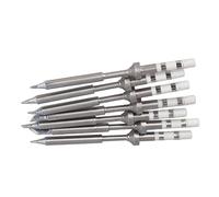 Spacnana Intelligent Electric Loding Iron Tip Set of Durable 7 Types of Stainless Steel Polling Kit for Miniware TS100 for The Electronic Repair