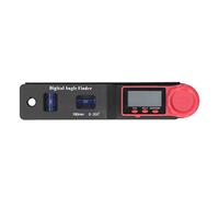 Spacnana LCD Digital Angle Finder Ruler Mini Protractor Vernier Caliper with Blue Bubble Display 2 in 1 Measuring Tool for Woodworking Layout Angle Checking