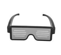 Spacnana LED Glowing Glasses 164 LED Beads USB Charging Lightweight for Concerts, Parties