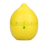Spacnana Lemon Shape Mechanical Kitchen Timer 60 Minute Manual Wind Up Cooking Timer Kitchen Countdown with ABS Material for Baking Cooking Eggs