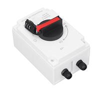 Spacnana LONQ-40 32A DC1200V Photovoltaic Disconnect Switch 4P Solar DC Isolator Switch PV DC with IP66 Retardant PC Box for RV Solar System Off Grid System