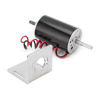 Spacnana Micro CW CCW DC Engine with Brass Coil for Electrical Tube Floor and Toys - 80W/12 V Speed Regulation Engine (with Bracket)