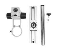 Spacnana Microscope Slide Rail Track Stand Holder Aluminum Alloy Adjustable Height 300mm 32mm Diameter Post with Portable Carrying