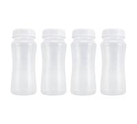 Spacnana Milk Storage Bottles, 300ml Wide Neck Leak Proof Breastmilk Collection Bottles for Electric Breastpumps, 8 Pack, BPA Free Plastic, Ideal for New Moms