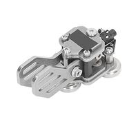 Spacnana Mini CW Key Morse Code Key Telegraph Double Paddle Automatic Morse with Stainless Steel Base 3 NdFeB Magnets Adjustable Paddle Distance for Radio Enthusiasts