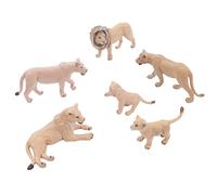 Spacnana Mini Lions Family Figures Wild Life Material for the Landscape Scene